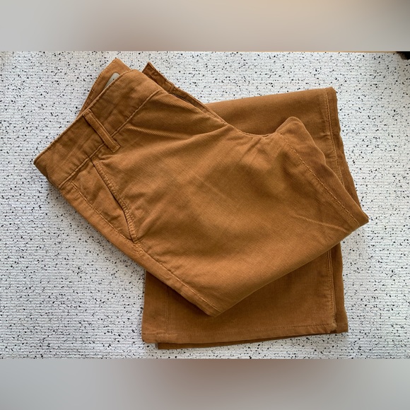 Like-new Adriano Goldschmied Caramel Corduroy Everett Trouser Bootcut - Picture 3 of 12